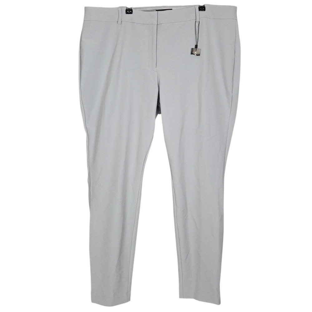 Express Skinny Dress Pants Women 18L Light Blue Mid Rise Extreme Stretch+ New
